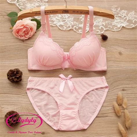 Jual Lydyly Setelan Bra Celana Dalam Wanita Lingerie Sexy Tanpa