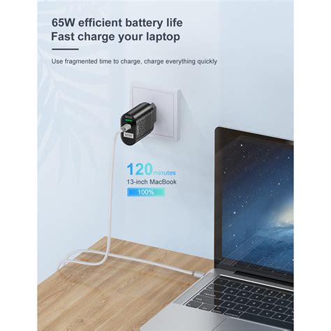 Бързо зарядно устройтво Fast Charger 65W, GaN, за Телефон, Таблет ...