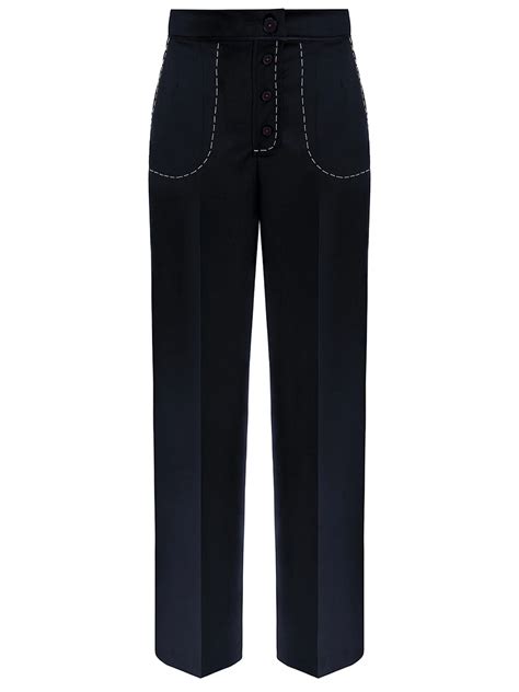 Брюки шерстяные от NUDE STORY за 28 850 рублей цвет черный артикул 12 35 8 25 4 14 купить