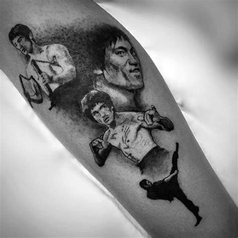 bruce lee tattoo designs  men