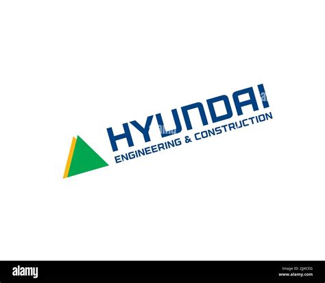 Hyundai Engineering And Construction Rotated Logo White Background