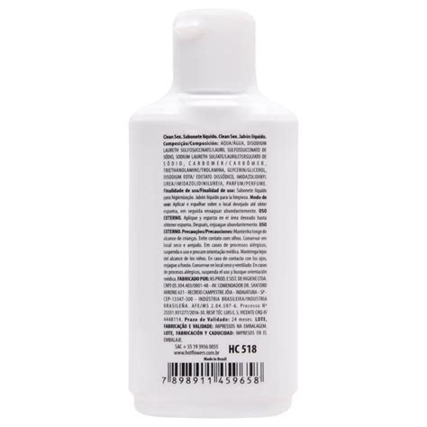 Clean Sex Sabonete L Quido Ml Hot Flowers Gall