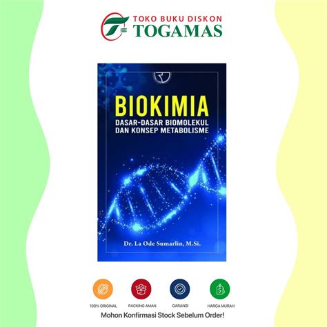 Jual Buku Biokimia Dasar Dasar Biomolekul Dan Konsep Metabolisme Dr