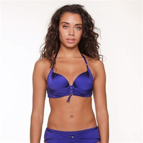 LingaDore Voorgevormde Bikini 6515BT Kobalt Blauw 36E Bol