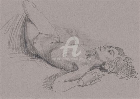 Beautiful Naked Girl Drawing By Samira Yanushkova Artmajeur