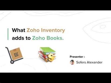 Zoho Inventory Add On In Zoho Books Youtube