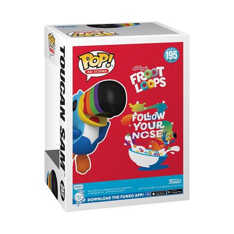 Kelloggs Froot Loops Toucan Sam Flying Funko Pop Vinyl Figure 195