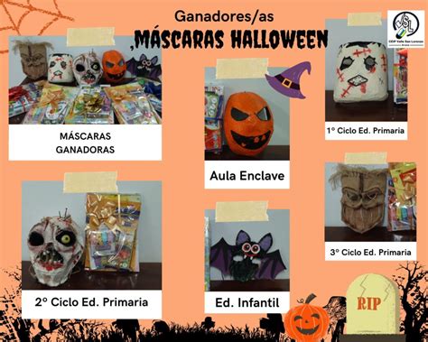 MÁSCARAS GANADORAS HALLOWEEN 2023 CEIP Valle San Lorenzo