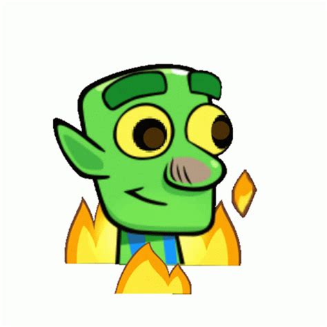 Goblin Clash Royale Sticker - Goblin Clash Royale This Is Fine