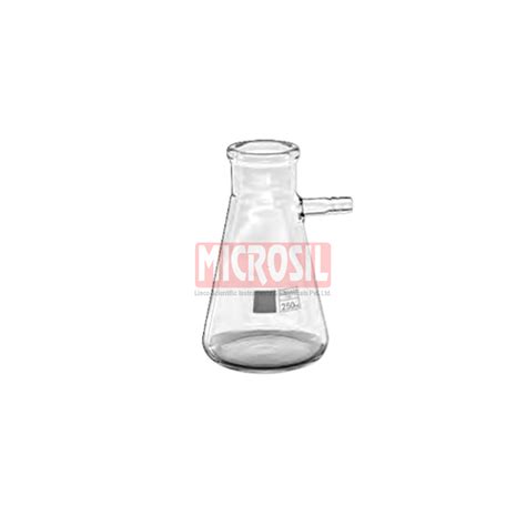 Filtering Flask With Glass Hose Connection Microsilindia