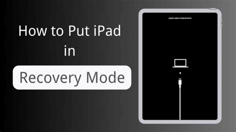 How To Put Ipad In Recovery Mode Without Without Home Button