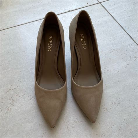 Scarpin Arezzo Nude Sapato Feminino Arezzo Usado Enjoei