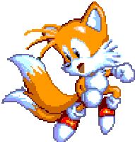 Sonic/Tails Flying GIF