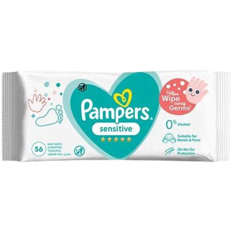 Pampers Baby Wipes Sensitive 56s Superb Hyper