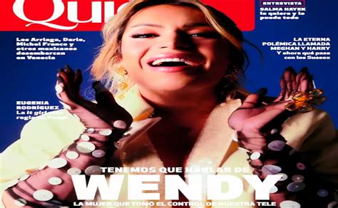 Wendy Guevara es portada de la revista QUIÉN