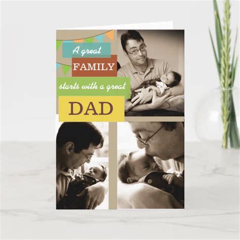 Personalized Photo Fathers Day Card Zazzle
