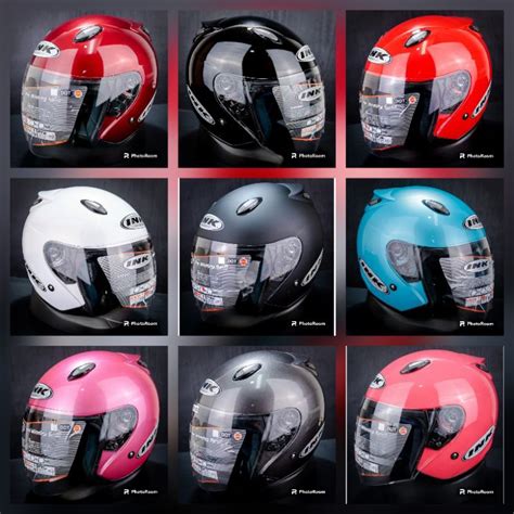 Jual Helm Ink Half Face Ink Centro 100 Original Ink Shopee Indonesia