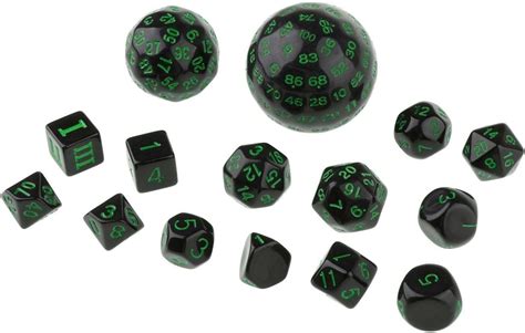 pieces multi sided digit dice set