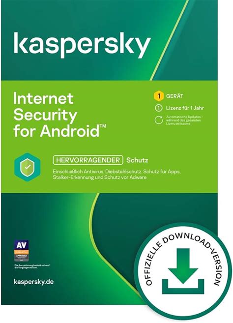 Kaspersky Internet Security For Android Standard Ger T