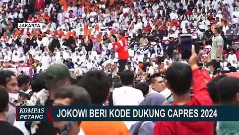 Jokowi Kembali Beri Kode Keras Soal Bakal Calon Pilpres Video