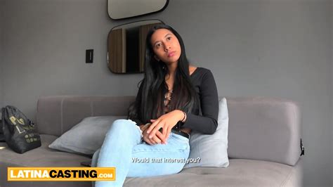 Sizzling Latina Model Mounts Huge Cock While Wearing Sexy Red Lingerie