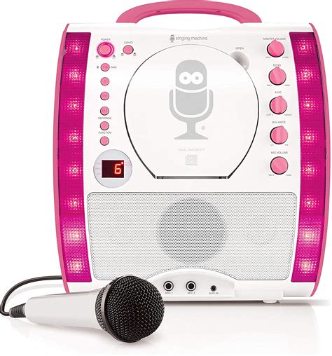 The Singing Machine Sml Portable Cdg Bluetooth Karaoke System With