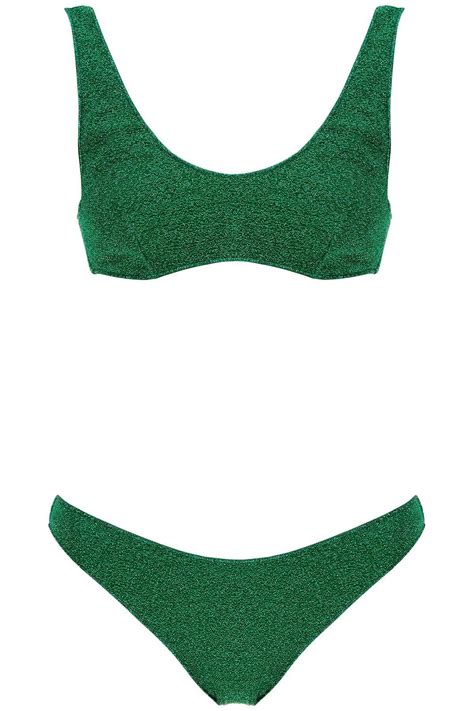 OSÉREE bikini set with luminous Green Oseree