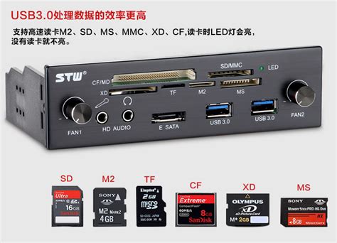 Купить Комплектующие для корпуса ПК 【Двойной с USB3. 0】шасси USB ...