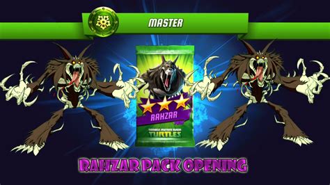 Rahzar Pack Opening Tmnt Legends Youtube