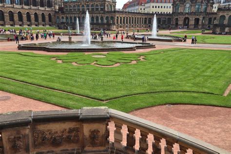 Zwinger gardens, Dresden stock photo. Image of european - 134007668