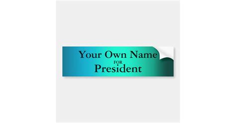 President Bumper Sticker Zazzle