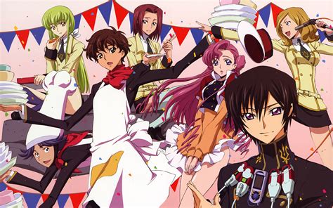 Download Anya Alstreim Suzaku Kururugi Lelouch Lamperouge Milly Ashford Kallen Kōzuki C.C. (Code ...