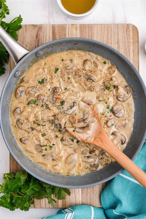 Mushroom Sauce With White Wine And Cream Fresh Coast Eats