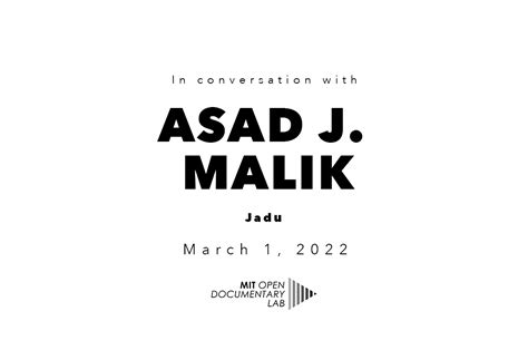 Asad J Malik Jadu Mit Open Documentary Lab