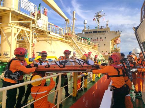 Basarnas Banda Aceh Evakuasi ABK Kapal Tanker Berbendera Korea