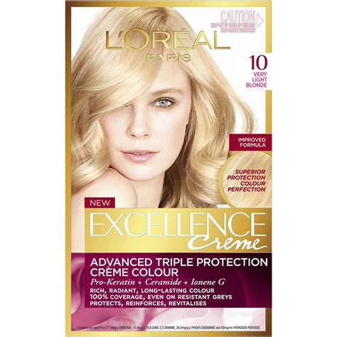 L oreal Excellence Crème Very Light Blonde pk Woolworths