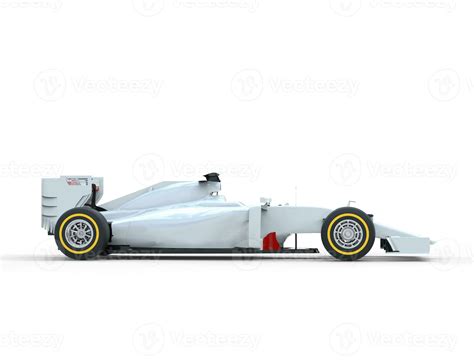 white formula  car side view  stock photo  vecteezy
