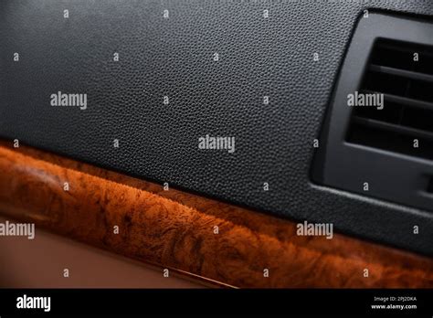Air vent and airbag module in automobile, closeup Stock Photo - Alamy