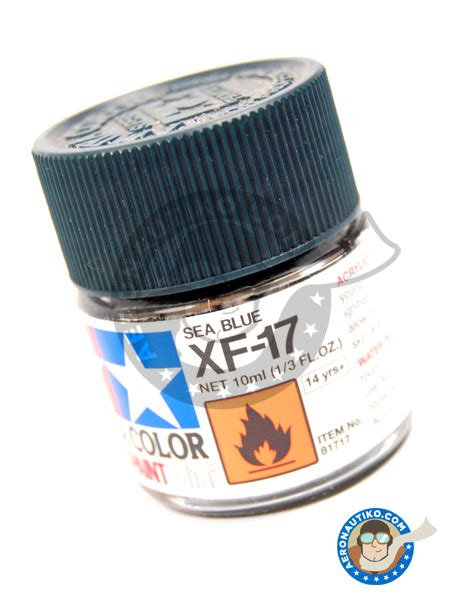 Tamiya Acrylic Paint Sea Blue XF 17 For All Kits Ref TAM81717