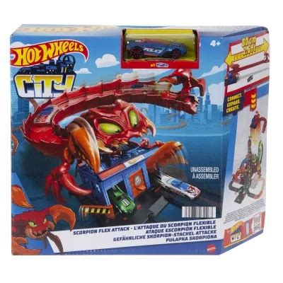 HOT WHEELS CITY PUŁAPKA GROŹNEGO SKORPIONA ZESTAW TEMATYCZNY TOR AUTKO 17181726770 Allegro pl