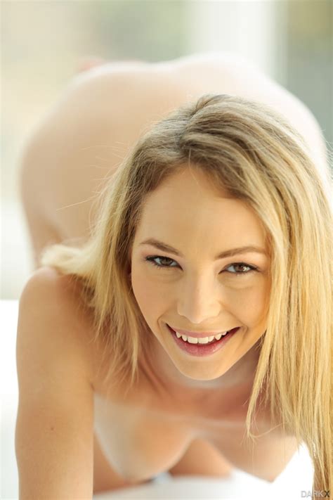 Petite Blonde Girl Angel Smalls Slips Off Her Bodysuit In White Knee Socks Coedcherry