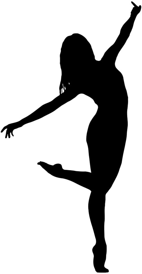 Ballet Dancer Silhouette - Silhouette png download - 518*1000 - Free ...