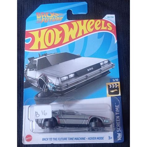 Jual Hot Wheels Back To The Future Time Machine Hover Mode Hw Screen Time Silver Of