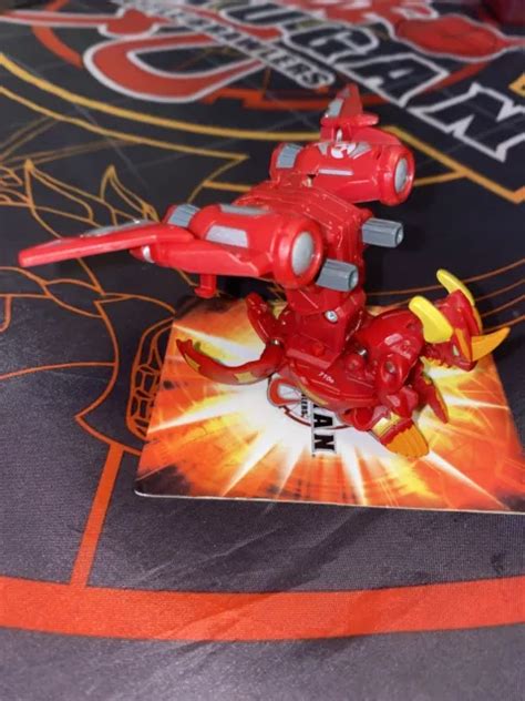 BAKUGAN HELIX DRAGONOID Red Pyrus Gundalian Invaders DNA With Jetkor