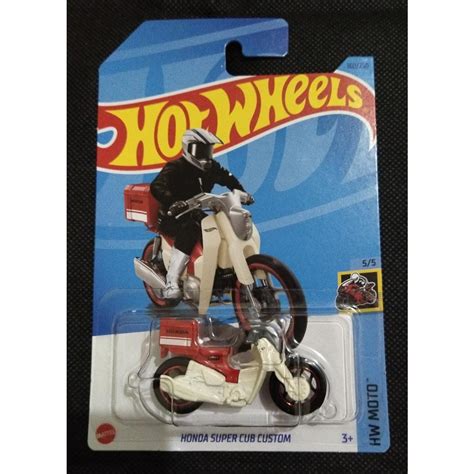Merah Hot Wheels Honda Super Cub Custom Red Shopee Philippines
