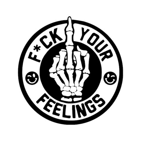 Fuck Feelings Png Etsy UK