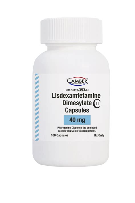 Lisdexamfetamine Dimesylate Capsule – Camber Pharmaceuticals