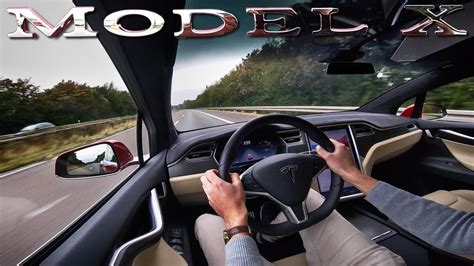 Tesla Model X P90d Ludicrous Autobahn Top Speed Launch Mode