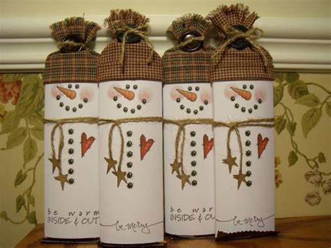 Snowman Candy Bars DIY Craft