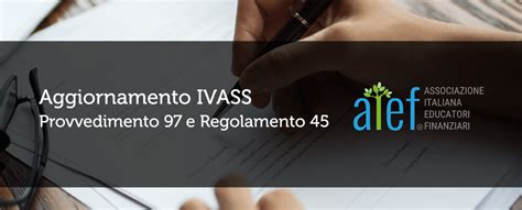 Aggiornamento Ivass Provvedimento N E Reg N